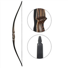 20-70lb Handmade Wooden Longbow Traditional Archery Recurve Bow Hunting & Target