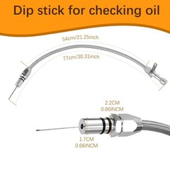 Transmission Dipstick Compatible with GM Chevy 4L80E 700R4 4L60E,Flexible Firewa