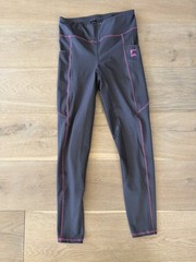 Dover Saddlery horseback Riding Sport Ladies’ Full-Seat Tech Tight gray pink M