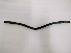 Designer Blue Crystal Horse Leather 3 Row Browband.