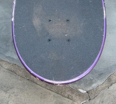 Santa Cruz Keith Meek Slasher Retro Reissue Purple Skateboard Complete Deck READ