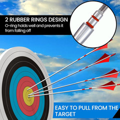 12Pcs Archery Field Points, 100/125/150/300 Grain Field Points, Screw-In Archery