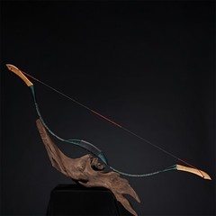 Traditional Recurve Bow Archery 20-50lb Handmade Longbow Hunting Shooting Target