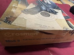 Vintage Crosman Mark II .177 CO2 Pellet Single Shot Target Pistol w/ Orig. Box