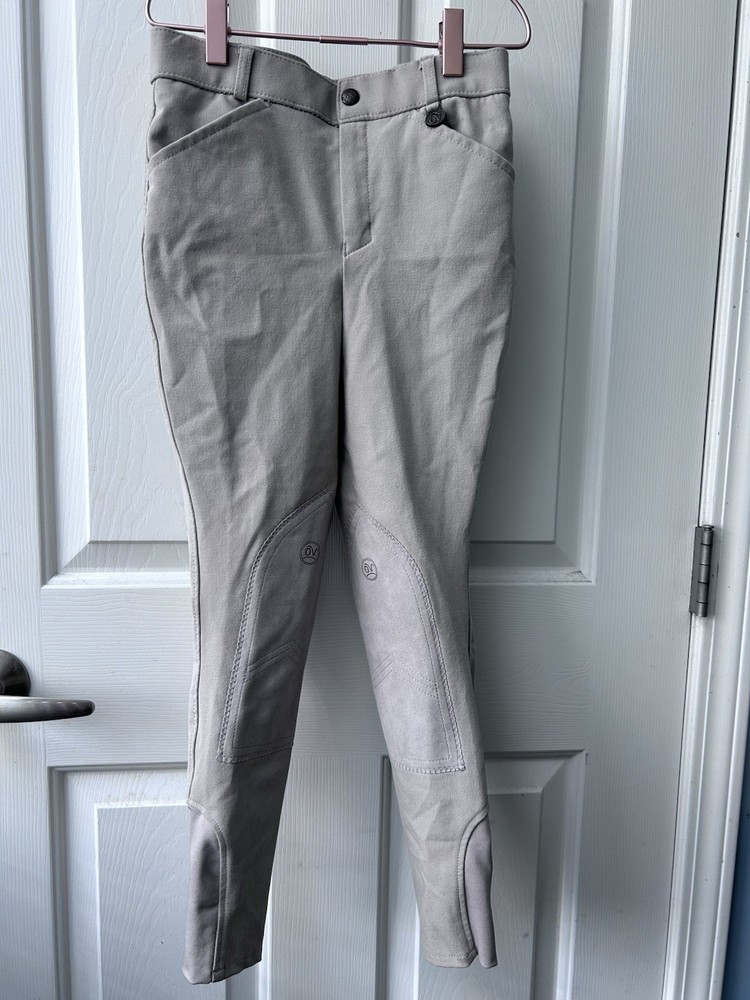 Ovation Girls Breeches Tan Size 12