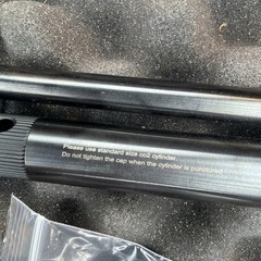 Diana Airbug .22 Caliber Co2 Pellet Pistol w/hard Case, Sight, Mag. New Other