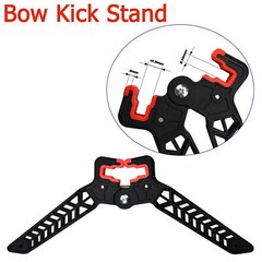 1X Black Bow Stand Universal Lightweight Archery Kickstand for Compound Bows NEW