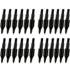 24 Pcs Steel 100 Grain Archery Arrow Field Points Field Tips Practice Target…