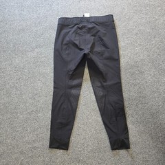 Dover Saddlery Pants Women 30 Black Riding Breeches Floral Tech Tight Equestrian