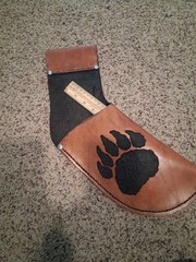 Handcrafted And Handtooled Traditional Archery Belt / Hip / Side Quiver