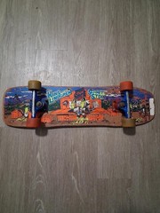 Schmitt Stix Skateboard Hans Lindgren Hazze’Crow Bar Freestyle Deck Vintage 1987