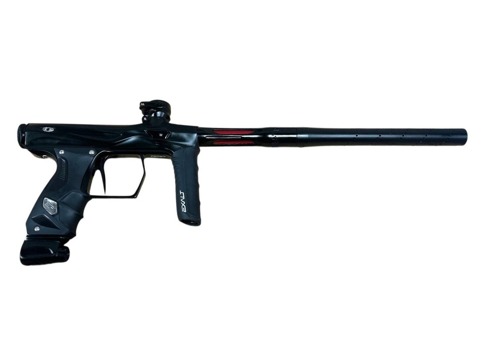Used Shocker AMP Paintball Marker w/ Case – Dust Black/Polished Black