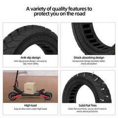9.5×2.5 Off-road Solid Tire for NIU KQI3 Electric Scooter Replacement Parts – US