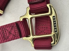 Weaver 1” Original Halter 35-7006-BU Large Horse 1100-1600 Burgundy New Tags