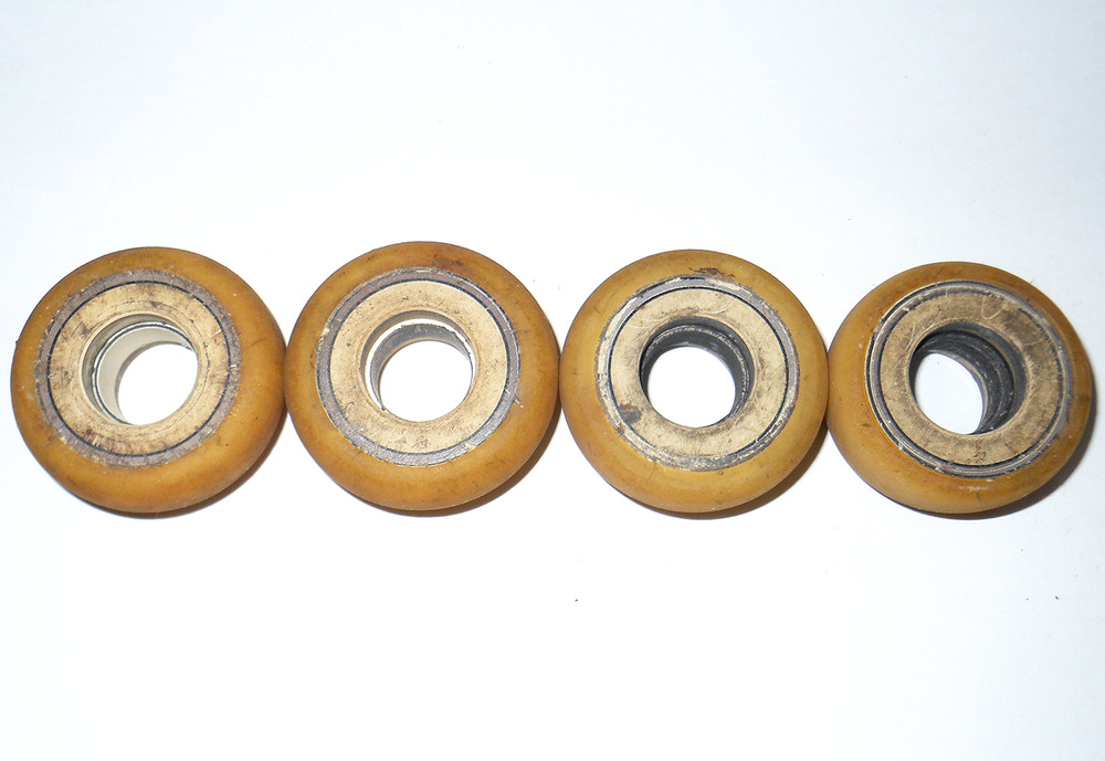 1990s Hyper Skate Wheels (x4) used aggressive inline rollerblade Oxygen AR 1.0