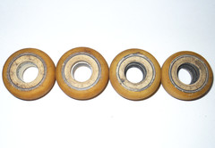 1990s Hyper Skate Wheels (x4) used aggressive inline rollerblade Oxygen AR 1.0