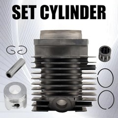 40mm Cylinder Assembly with Piston Ring Rebuild Kit for 2-Stroke Chain Engine