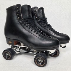 Vtg 70’s Riedell 355 Grand Prix Roller Skates 10 Snyder Plates Roller Bones