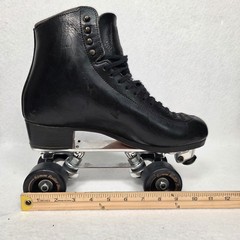 Vtg 70’s Riedell 355 Grand Prix Roller Skates 10 Snyder Plates Roller Bones
