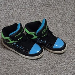 Osiris Men’s High-Top Skateboarding Shoes Black Blue Green