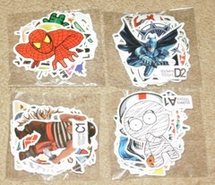 200 ASSORTED PVC WATERPROOF VINYL SKATEBOARD LAPTOP LUGGAGE STICKERS (New)