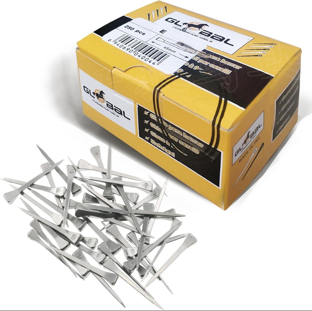 250pcs Horseshoe Horse shoes Stain Stainless 2.1» Nails E3 E5 E6