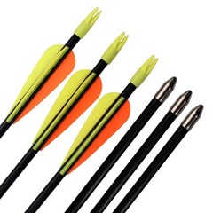26 28 30 Inch Youth Arrows Fiberglass Archery Recurve Bow Target Arrows Practice
