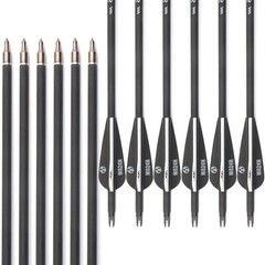 12/24Pcs 28/30/32 Inch Carbon Arrows OD 7.8mm Archery For Compound/Recurve Bow