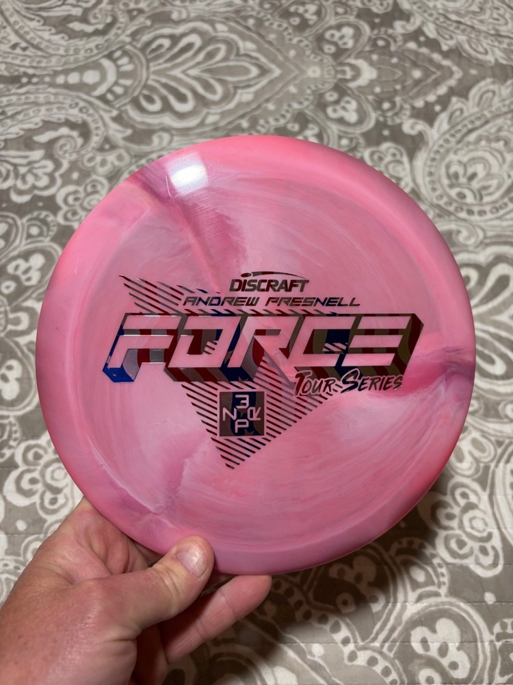 Discraft Swirl ESP Force – 2022 Andrew Presnell Tour Series 174G