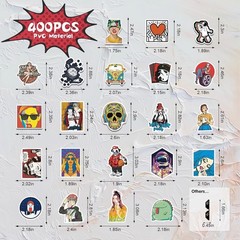 Arme Sticker Pack 400 PCS Cool Stickers