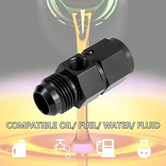 8AN Male Flare to -8 Female Swivel with 1/8 NPT Gauge 8AN with 1/8 NPT Port