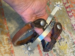 Alumn vintage spurs used western tack FREE SHIPPING