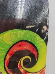 Kryptonics Skateboard Deck Evil Demon Green Octopus Graphic 31 Inches