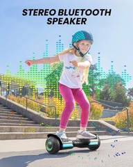 Gyroor G13 All Terrain Hoverboard Bluetooth LED Lights Open Box Tested