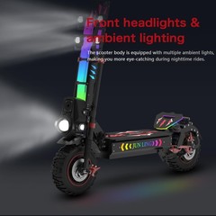 ZIPPYGO NFC Off-Road Electric Scooter for Adults 10000W Dual Motor 55MPH 75Miles