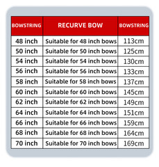 Archery Strings 53/54/57/58 inch Bowstring 12 Strands Recurve Bow Hunting Tool