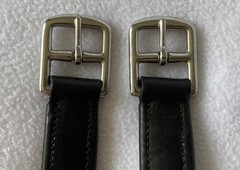 AMERIGO 150cm / 59″ Stirrup Leathers BLACK Italian CALFSKIN~No Strtech~GREAT CON