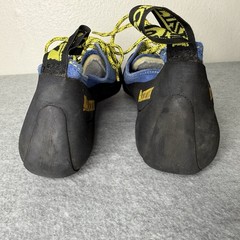 La Sportiva Blue Yellow Cliff Climbing Shoes Rock Outdoor Men’s US 9.5