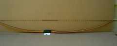 Vintage Wolverine English Style Long Bow 63, in. x 25 lb. R/H (Item #1)