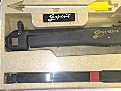 RARE Vintage USA 1980’s Serpent 150 LB Recurve Crossbow FACTORY SEALED FREE SHIP
