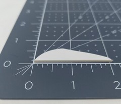 2.0″ White Raptor II R2 Vanes By Norway Industries: Bulk Package Of 500 Count