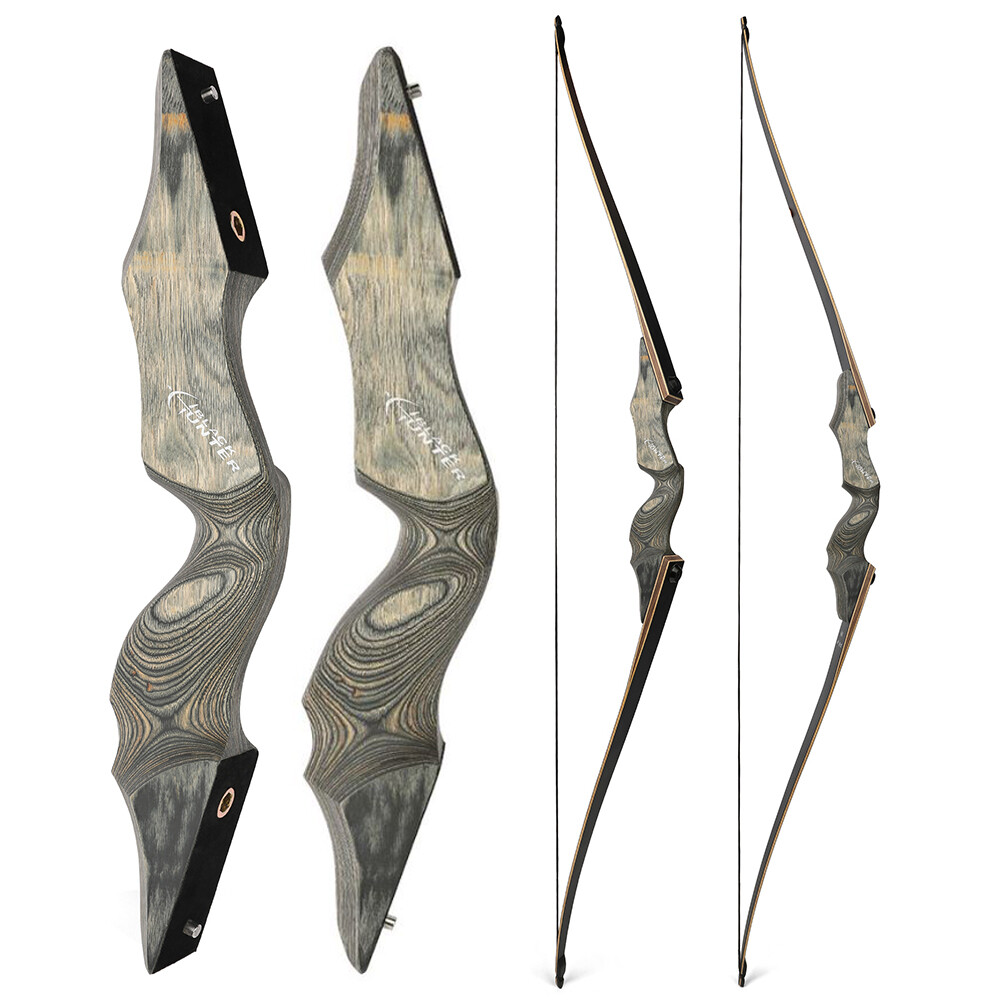 20-60lbs 60″ Archery Longbow Takedown Recurve Bow Target Hunting Shooting