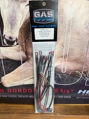 Gas Bowstrings Hoyt RX10 RX9 Red and Black Strings Black Speed Nocks RX-10