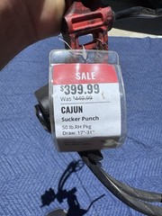 Cajun Sucker Punch Compound Bow 50 lb RH 17-31in Draw Red/Black Aluminum