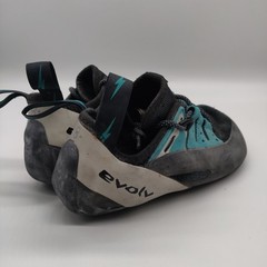 Evolve Climbing Shoes 8.5 UK 7.5 Eur 41.5 Laced Blue Grey Rock Outdoor