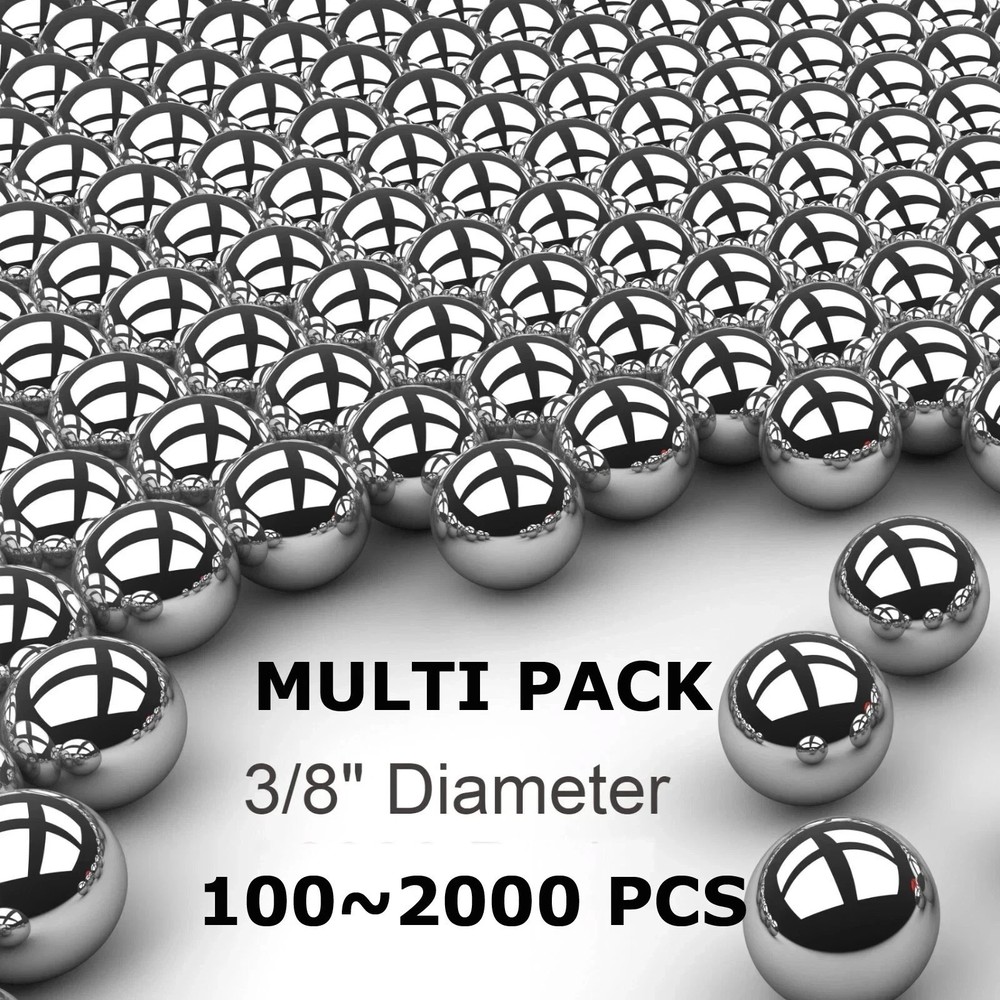 3/8″ Inch Steel Shot Slingshot Ammo Balls – BC Precision