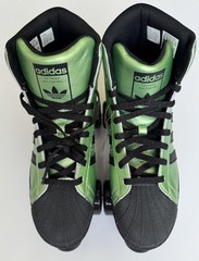 Adidas Superstar 82 Roller Skates Metallic Green Sz W 12.5 M 11 JS4042 MSRP $200
