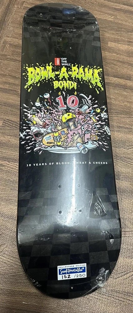 Vans Bowl A Rama Bondi 10 Years Anniversary Collectors Edition Skateboard Deck