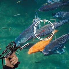 Hunting Fishing Slingshot Catapult Bow Arrow Catapult Bolt Laser Shooting Fish