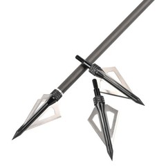 12x 100 Grain Archery Broadheads 2 Blade Arrowhead Crossbow Compound Bow Hunt